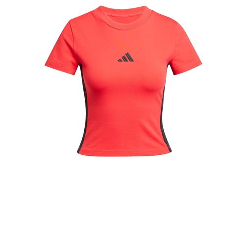 ADIDAS SPORTSWEAR Funktionsbluse 'Essentials'  rød / sort