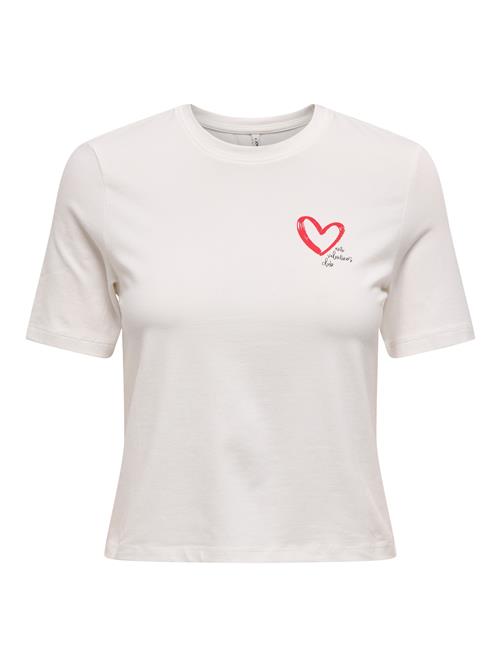 Se ONLY Shirts 'ONLVallie'  rød / sort / hvid ved About You