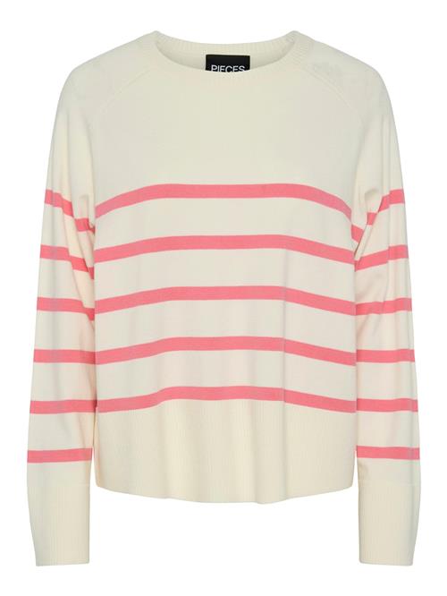 PIECES Pullover 'PCSIA'  gammelrosa / offwhite