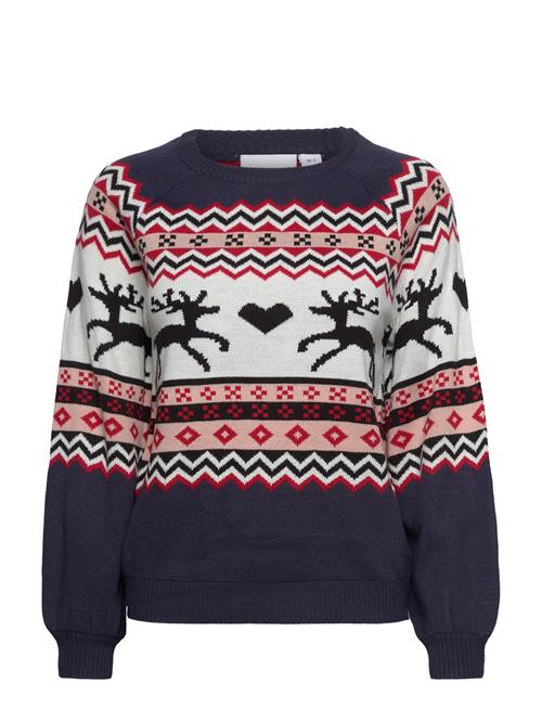 Vila Viholiday L/S Christmas Knit/Ka Vila Patterned