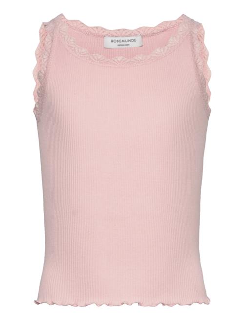 Rosemunde Kids Rkbeatha Sl Top W/ Lace Rosemunde Kids Pink