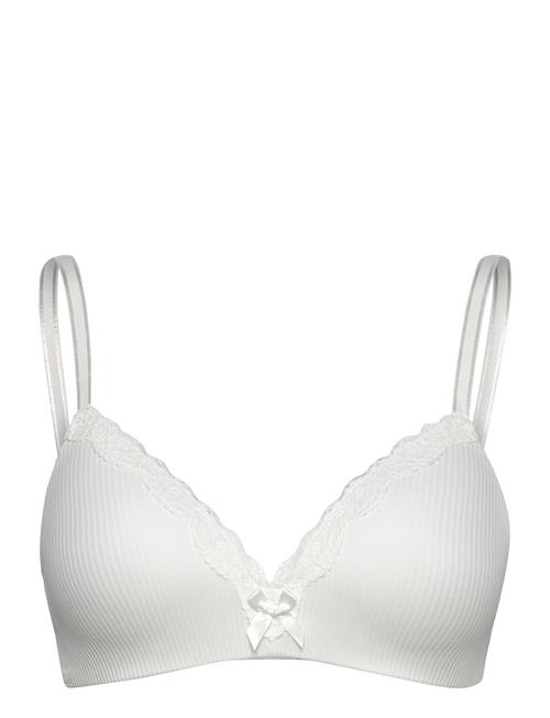 Hunkemöller Lola Non Wired Low Demi Pu Hunkemöller White