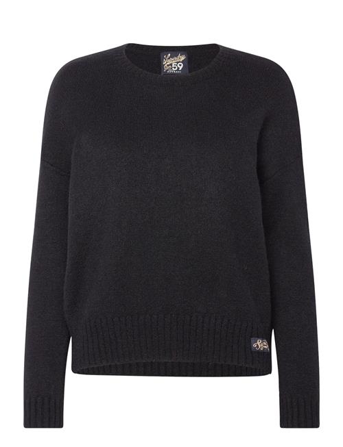 Essential Crew Neck Jumper Superdry Navy