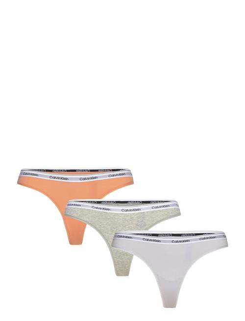 Calvin Klein Thong 3Pk Calvin Klein Orange