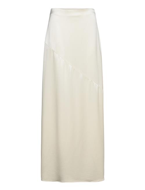 Se Alexis Diagonal Seam Maxi Skirt Malina Cream ved Booztlet