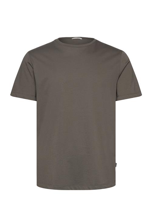 Lindbergh Black Mercerized Cotton Tee S/S Lindbergh Black Brown