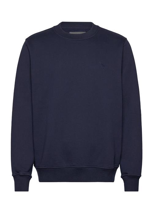 Se Abercrombie & Fitch Anf Mens Sweatshirts Abercrombie & Fitch Navy ved Booztlet