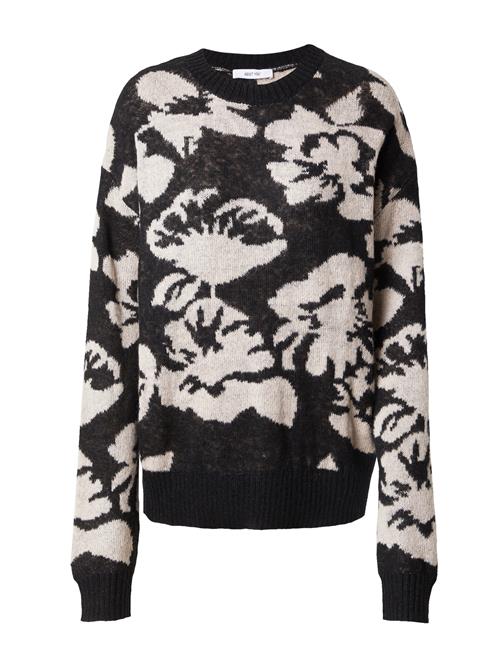 ABOUT YOU Pullover 'Hanke'  sort / hvid