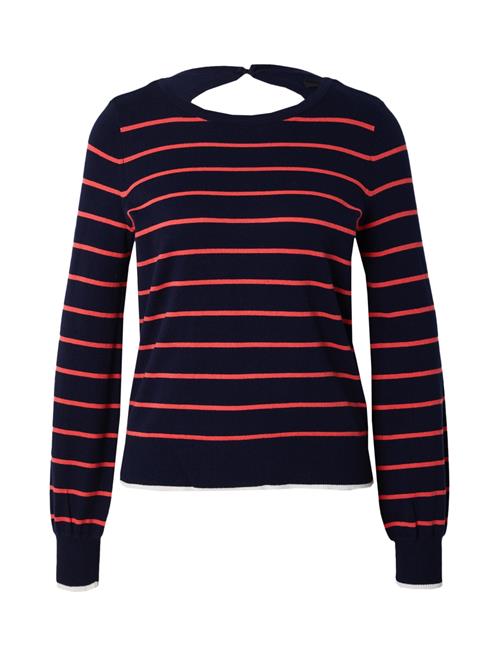 VERO MODA Pullover 'ALMA'  navy / rød