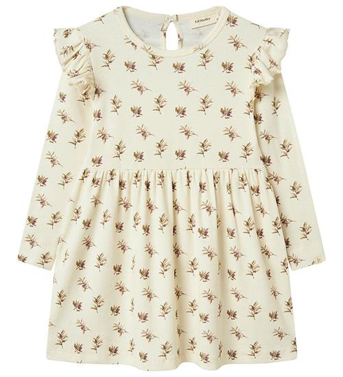 Lil Atelier Lil' Atelier Kjole - Rib - NmfGavo - Turtledove/OLIVE