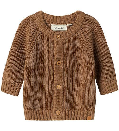 Lil Atelier Lil' Atelier Cardigan - Strik - NbnEmlen - Sepia Tint