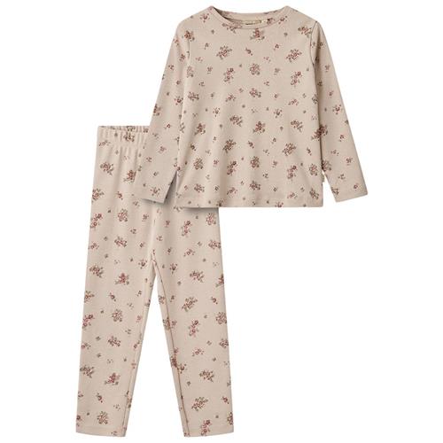 Wheat GOTS Mila Blomstret Pyjamas Lyselilla | Lilla | 92 cm