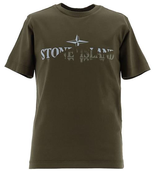 Stone Island T-shirt - Military Green m. Print