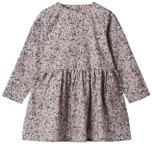 Wheat Aima Kjole Cloudy Wild Flowers 98 cm  Lyserød  98 cm  kvinde