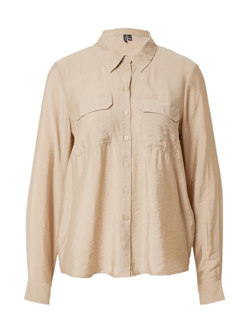 VERO MODA Bluse 'JOSIE'  mørkebeige