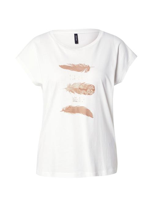 VERO MODA Shirts 'VMJEANI'  beige / guld / hvid