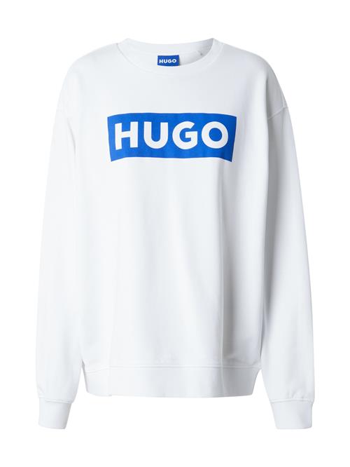 Se HUGO Sweatshirt 'Classic'  blå / hvid ved About You