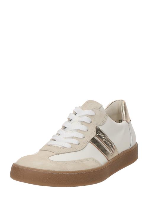 Se Paul Green Sneaker low  beige / guld / hvid ved About You