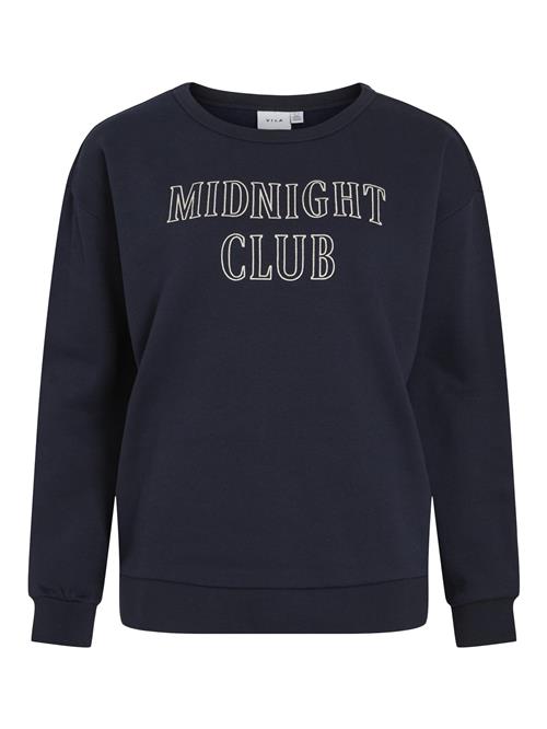 VILA Sweatshirt  navy / hvid