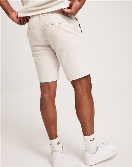 Only & Sons Onsmark 0011 Cotton Linen Shorts No Hørshorts Beige