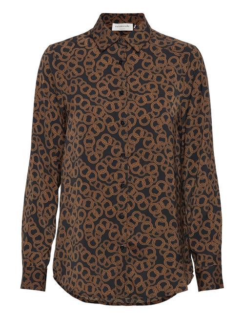 Rosemunde Recycled Polyester Shirt Rosemunde Brown