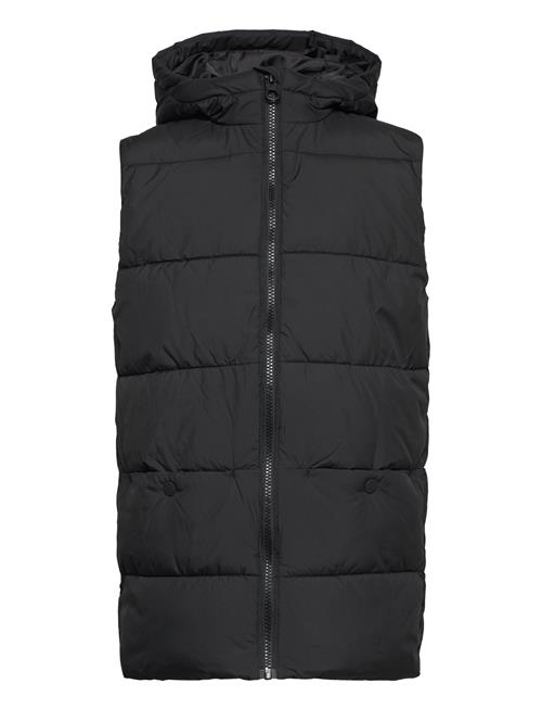 Tom Tailor Hooded Quilted Vest Tom Tailor Black