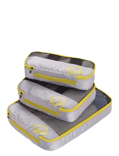 Triple Packing Cubes Go Travel Yellow