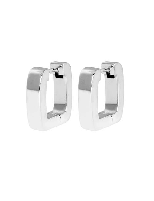 IX Studios Ix Bold Square Hoops Silver IX Studios Silver