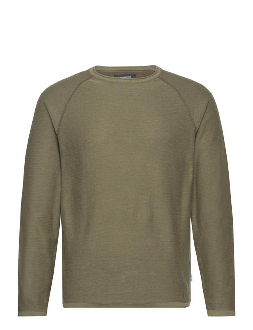 Jack & Jones Jwhunion Knit Crew Neck Jack & J S Khaki