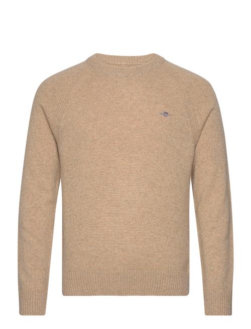 GANT Bicolored Raglan C-Neck GANT Beige