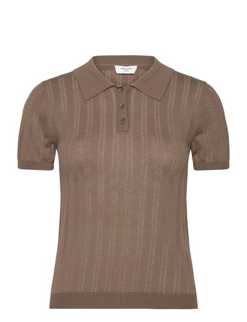 Rosemunde Knit Polo Rosemunde Brown