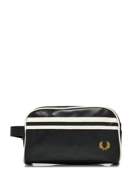 Coated Polyester Wash Bag Fred Perry Black