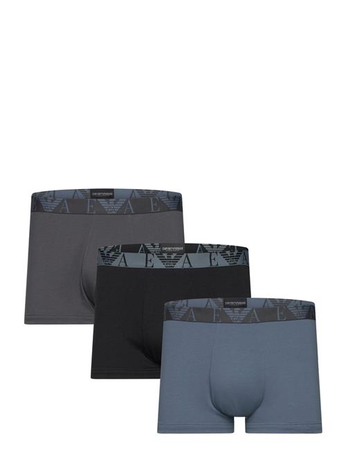 Emporio Armani Men's Knit 3-Pack Trunk Emporio Armani Black