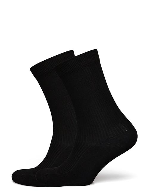 Swedish Stockings 2-Pack Billy Bamboo Socks Swedish Stockings Black