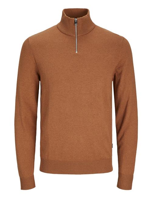 Jack & Jones Jjeemil Knit Half Zip Noos Jack & J S Brown