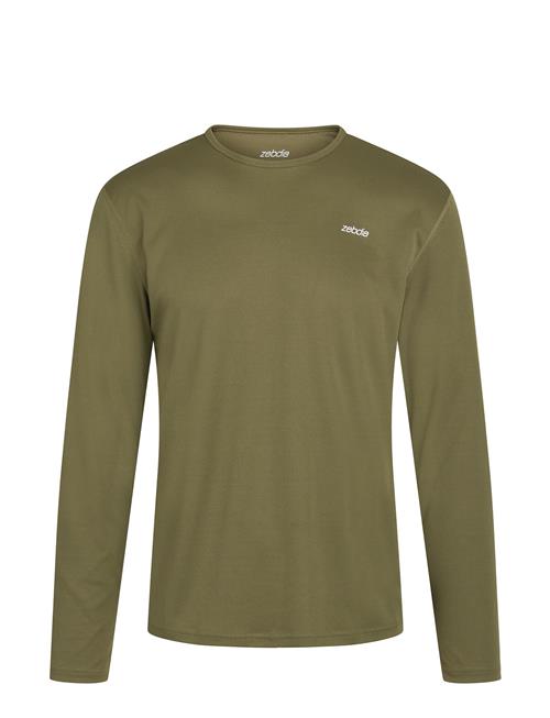 Men L/S Sports Tee ZEBDIA Khaki