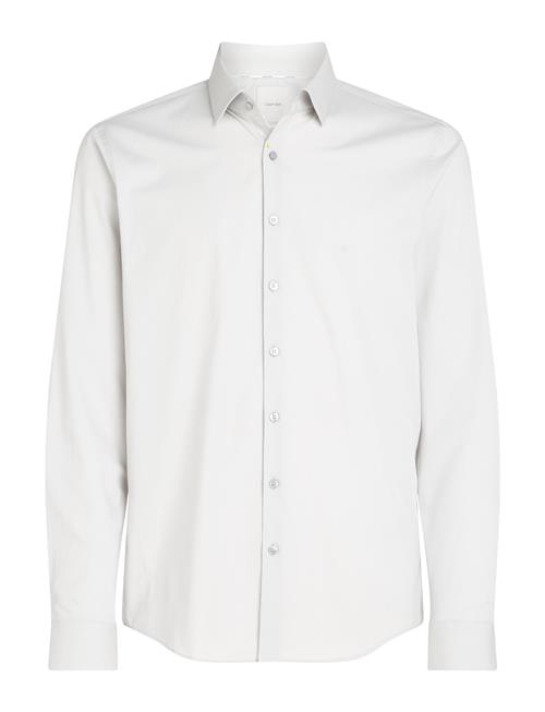 Calvin Klein Poplin Stretch Slim Shirt Calvin Klein White