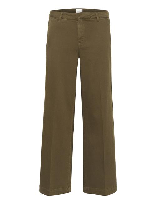 Se Laramw 149 Wide Pant My Essential Wardrobe Khaki ved Booztlet