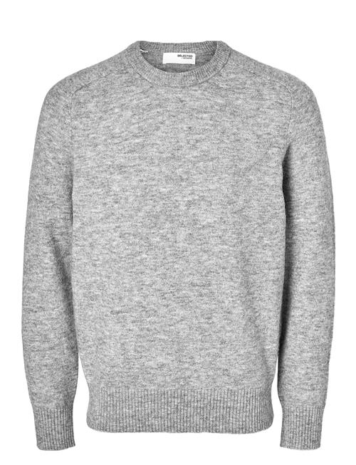 Selected Homme Slhrai Ls Knit Crew Neck Noos Selected Homme Grey