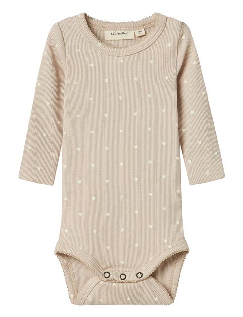 Lil'Atelier Nbfgago Ls Slim Body Lil Noos Lil'Atelier Beige