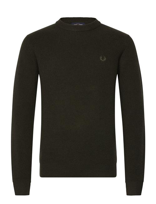 Lambswool Jumper Fred Perry Khaki