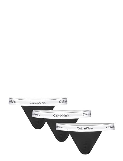 Calvin Klein Thong 3Pk Calvin Klein Black