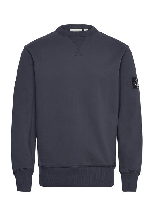 Badge Crew Neck Calvin Klein Jeans Navy