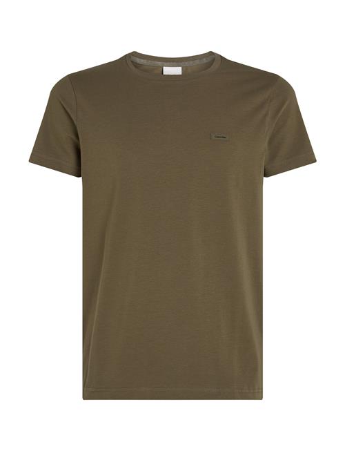 Calvin Klein Stretch Slim Fit T-Shirt Calvin Klein Khaki