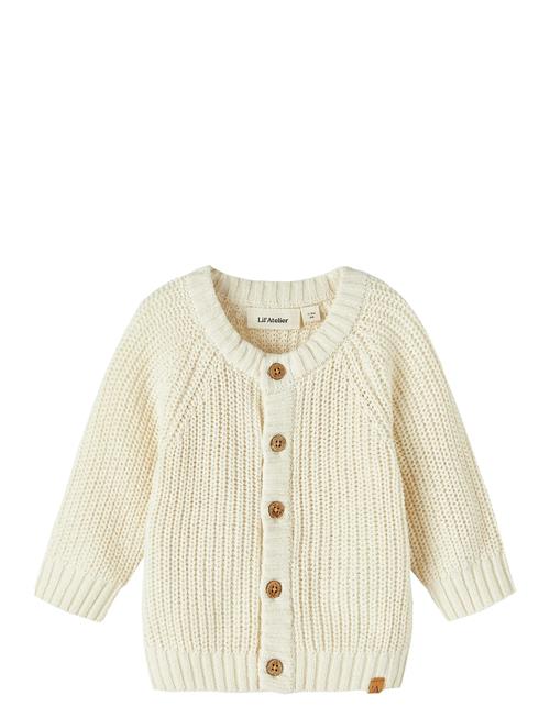 Lil'Atelier Nbnemlen Ls Knit Card Lil Noos Lil'Atelier Cream