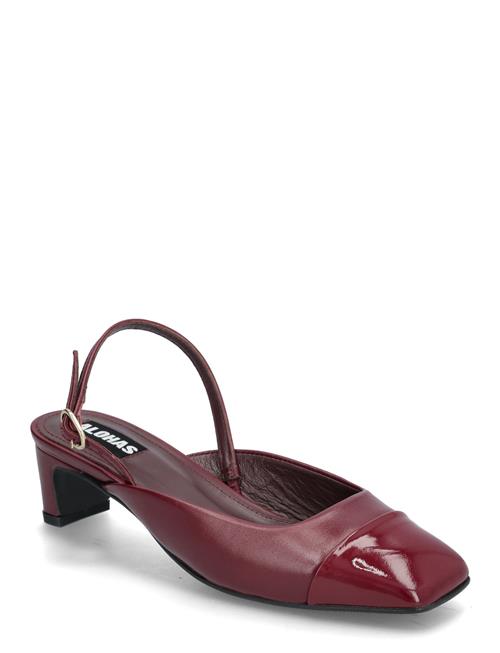 Lindy Bliss Red Leather Pumps ALOHAS Burgundy