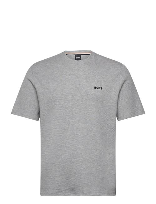 BOSS Waffle T-Shirt BOSS Grey