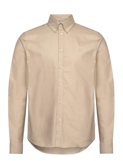 Les Deux Konrad Oxford Shirt - Seasonal Les Deux Beige