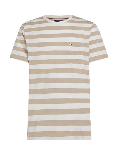 Essential Solid Pocket Tee Tommy Hilfiger Beige