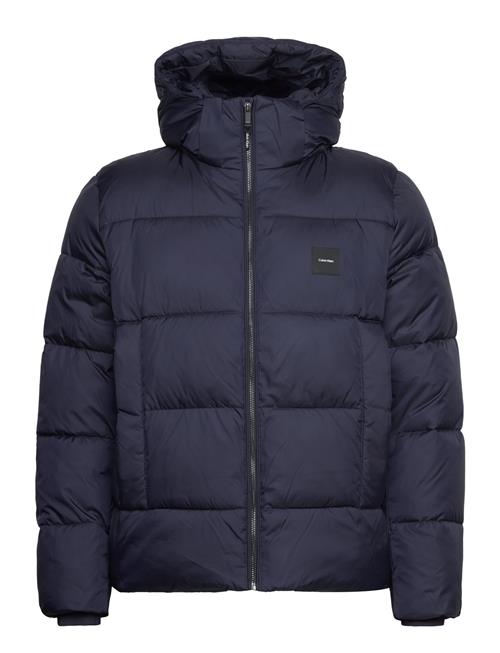 Calvin Klein Hooded Quilt Puffer Mw Calvin Klein Navy